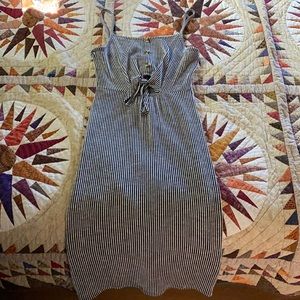 NWOT ribbed spaghetti strap dress.